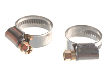 Хомут червячный 16..25мм, 12*0.6мм, нержавеющая сталь, крестовой шлиц, Fortisflex PL-12 (16-25)/W2