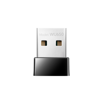 Адаптер WI-FI USB CUDY WU650 AC650 433+200_Mbps 802.11n 2.4/5 ГГц