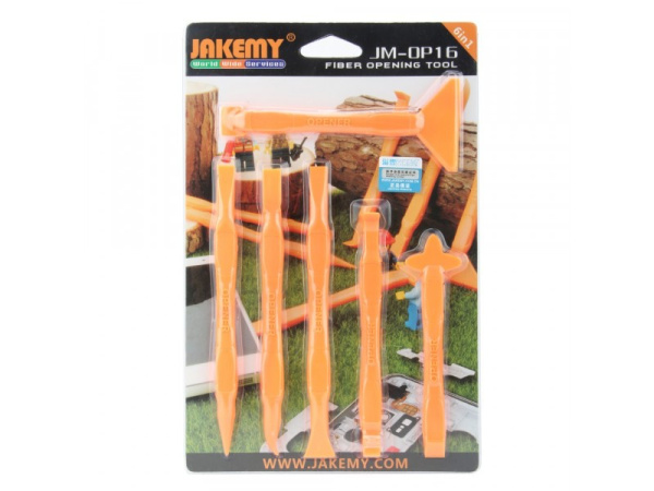 Лопатки двухсторонние (спуджеры) Jakemy JM-OP16, набор 6 штук, пластик