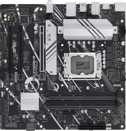 Материнская плата Asus PRIME B760M-A D4-CSM Soc-1700 Intel B760 4xDDR4 mATX AC`97 8ch(7.1) 2.5Gg RAID+HDMI+DP