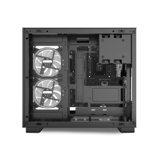 Корпус без блока питания/ Case PCCooler C3T500 ARGB BK, Midi-Tower, TG, 6x120mm ARGB, 1xUSB-C 3.1 + 2xUSB-A 3.0, ATX, mATX, mITX Black