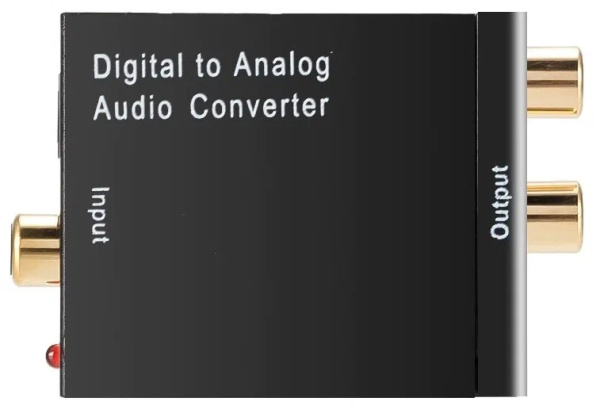 Цифро-аналоговый конвертер Toslink - 2RCA