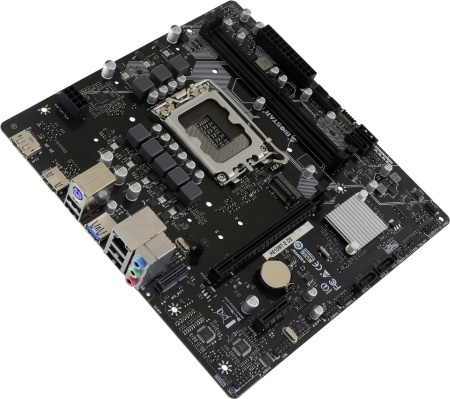 Материнская плата Biostar H610MT-E D5 Soc-1700 Intel H610 2xDDR5 mATX AC`97 8ch(7.1) GbLAN+HDMI+DP