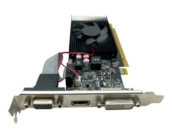 Видеокарта GeForce GT710 CBR 2Гб GDDR3,64bit,DVI,HDMI,VGA,LP (VGA-STX710-2G-RTL) ret