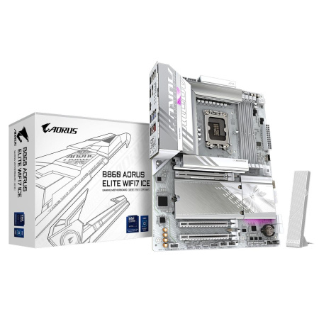 Материнская плата Gigabyte B860 AORUS ELITE WIFI7 ICE,