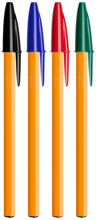 Набор ручек шариковых 04шт. BIC "Orange" 0,8мм 8308541