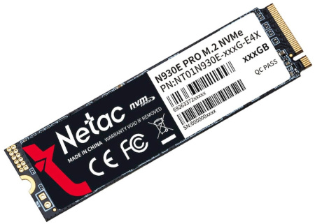 Накопитель SSD Netac PCIe 3.0 x4 128GB NT01N930E-128G-E4X N930E Pro M.2 2280