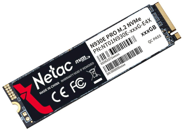 Накопитель SSD Netac PCIe 3.0 x4 128GB NT01N930E-128G-E4X N930E Pro M.2 2280