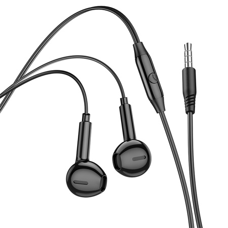 Гарнитура проводная BOROFONE BM71 вставные, кабель 1.2м, черный