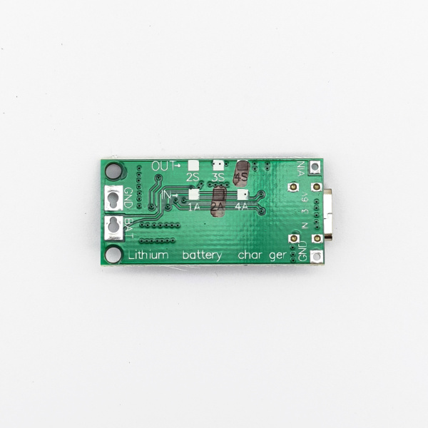 Модуль зарядки Li-ion 4S, Type-C DC 5V 2A - DC 16.8V, 0.56A