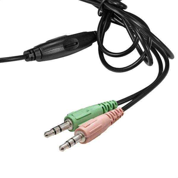 Гарнитура проводная ExeGate Office HS-120S накладные, кабель 2м