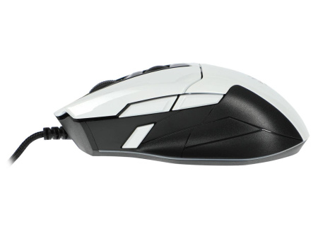 Игровая мышь USB A4Tech Bloody W70 Max оптическая, 10000dpi, Panda White