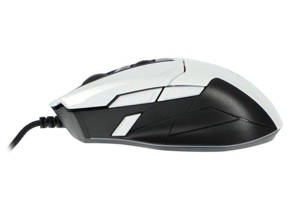 Игровая мышь USB A4Tech Bloody W70 Max оптическая, 10000dpi, Panda White