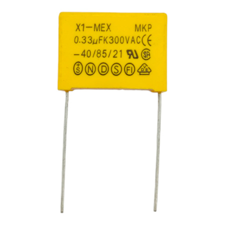 Конденсатор пленочный X1  330нФ(0.33мкФ) 300в, P=22.5мм, 10%, 25*10*20мм, Shengxin X1334K30L22