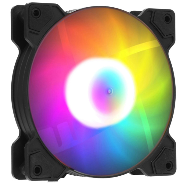 Кулер в корпус 120х120х25 Powercase (M2_6P) ARGB (1200prm/6pin/58 CFM/29.58дБ/подшипник гидравлический/ARGB)
