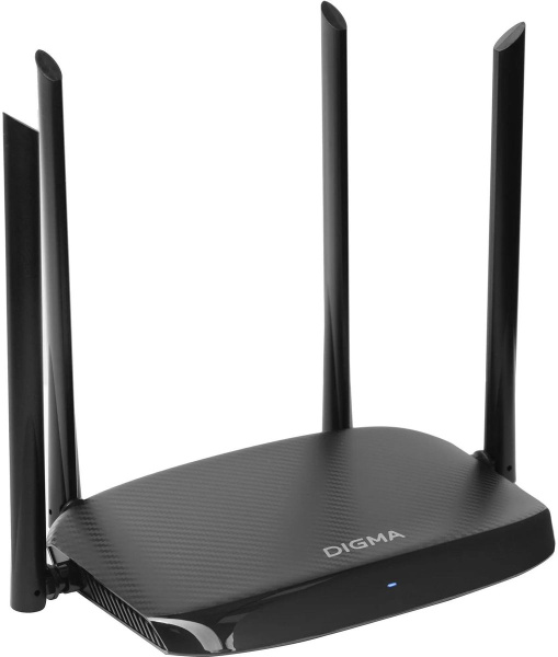 Маршрутизатор Digma DWR-AC1202 AC1200 802.11n/ac 867+300_Mbps 2.4 /5 Ггц 3xLANx1000_Mbps