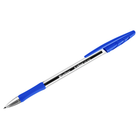 Ручка гелевая BERLINGO "Tribase Gel grip" синяя, 0,5мм, грип (CGp_05023)