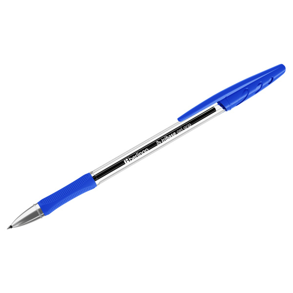 Ручка гелевая BERLINGO "Tribase Gel grip" синяя, 0,5мм, грип (CGp_05023)