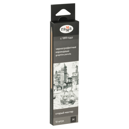 Карандаш ч/гр. Гамма "Старый мастер" H (170322_H)