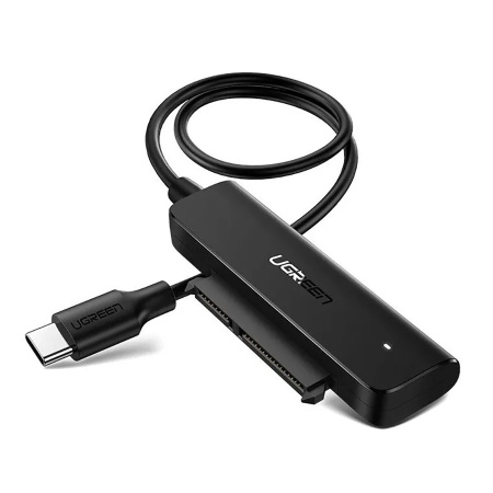 Переходник USB-C=>SATA 2.5"UGREEN CM321 (70610) 50см, черный