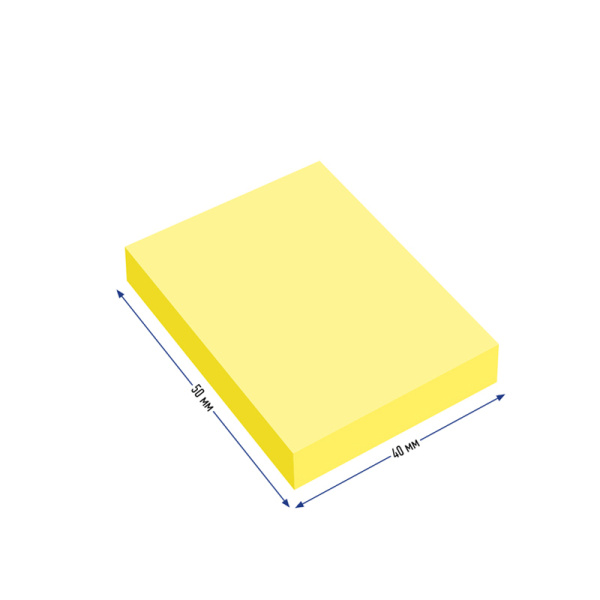 Блок самоклеящийся BERLINGO 50*40 мм. "Ultra Sticky" 3 блока, 100л. 3 неон. цвета (LSn_39003)