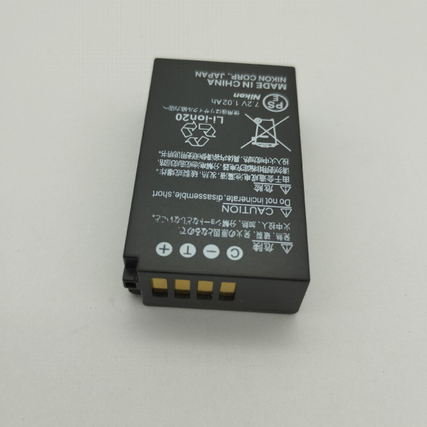 Аккумулятор для фотоаппарата Li-ion 7.2в, 1020мАч, совместимый с Nikon EN-EL20, Nikon 1 J1 J2 J3 Coolpix S1