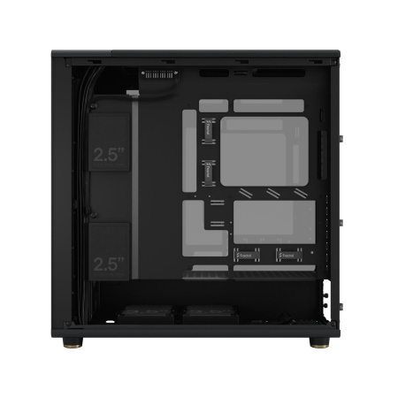Корпус ПК без блока питания/ Case Fractal Design North XL RC Charcoal TG Dark, Full-Tower, 3x140mm, 2xUSB-A 3.0 + 1xUSB 3.2 Type-C, ATX, mATX, mITX Black