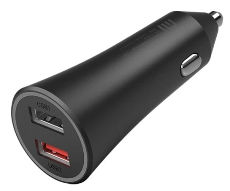 Автомобильное_З\У - USBx2 Xiaomi Mi 37W Dual Port Car Charger (USB 1 5V-2A,USB 2 5V-3A,9V-2A,12V-2.5A,20V-1.35A)