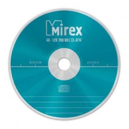Диск CD-RW 10шт Mirex 700Mb 12x Cake Box (UL121002A8L) Диск CD-RW 10шт Mirex 700Mb 12x Cake Box (UL121002A8L)