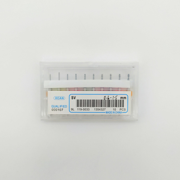 Набор сверл PCB 0.6..1.5мм, 10шт., хвостовик 3.175мм