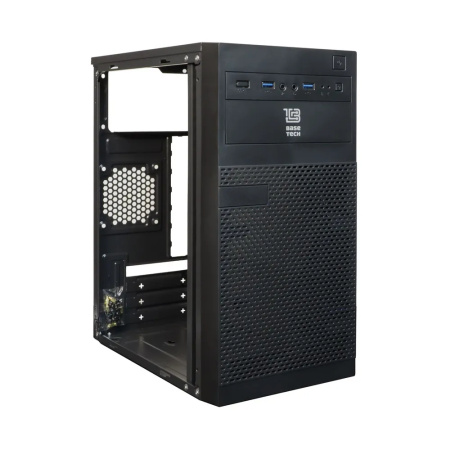 Корпус mATX Б_БП BaseTech M3408 (2*USB3.0,Audio,черный)[BT-M3408-B]