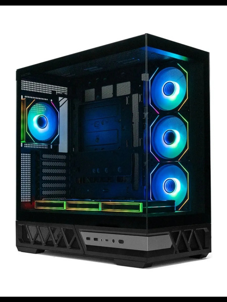 Корпус ATX Б_БП XASTRA Q700 7ARGB-C10-UC Black(USB3.0,Audio,черный,7х120мм ARGB,ARGB+PWM HUB 10port,TypeC,CPU Cooler до 172мм, VGA до 420мм,"аквариум"