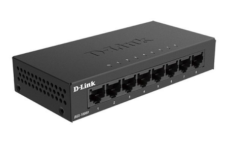 Коммутатор D-Link DGS-1008D 8-ports 10\100\1000_Mbps Коммутатор D-Link DGS-1008D 8-ports 10\100\1000_Mbps