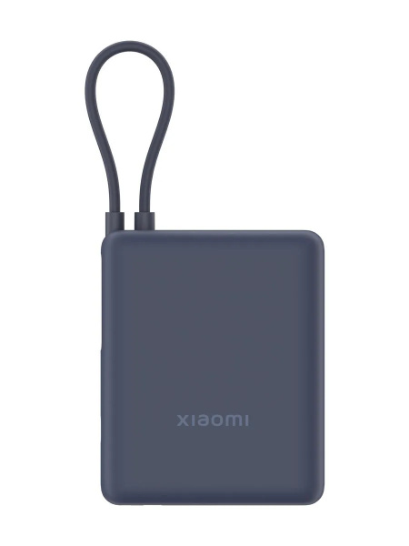 Аккумулятор внешний 10000_mAh Xiaomi 33W Power Bank Blue со встроенным кабелем (BHR9341GL)