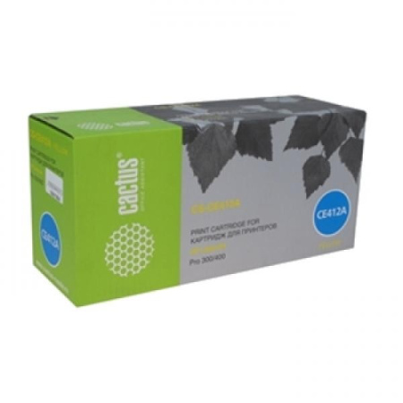 Картридж_лазерный Cactus CS-CE412A (CE412A) для HP CLJ Pro 300 Color M351 /Pro 400 Color желтый (2600 стр)