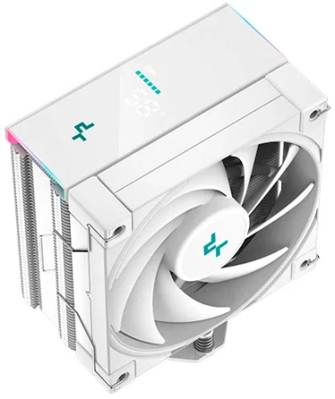 Кулер S115х/1200/1700/AMx DeepCool AK400 DIGITAL WH (220W,120mm,500-1850prm,ARGB,4 тепл. трубки)