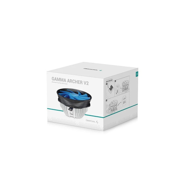 Кулер для процессора DEEPCOOL GAMMA ARCHER V2  LGA1700/1200/115X/AM5/AM4 TDP 95W, Fan 120mm)