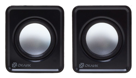 Актив.колонки 2.0 Оклик OK-331 6Вт, Black