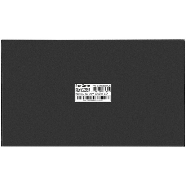 Коммутатор ExeGate EDES-1024D 24-port 10\100_Mbps металлический корпус