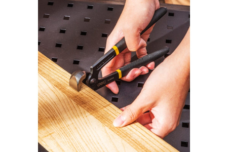 Столярные клещи Deli DL20308  200мм, макс.открытие 24мм, прорезиненная рукоять