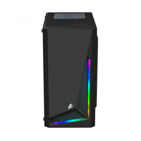 Корпус mATX Б_БП 1STPLAYER RAINBOW R2 (USB3.0, Audio, WN, RGB, черный)[R2-1R1]