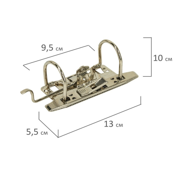 Папка-регистратор 50мм. STAFF "Profit"  мрамор, черная (272008)