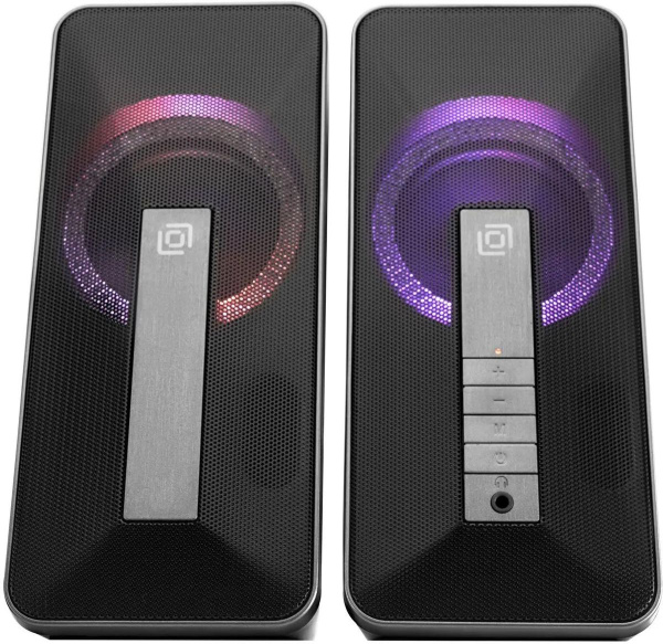 Актив.колонки 2.0 Оклик OK-130 10Вт, Bluetooth, Black