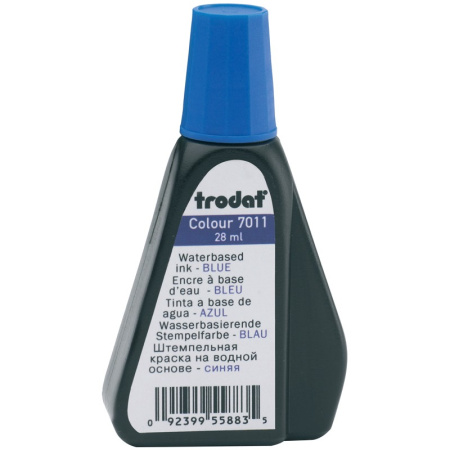 Штемпельная краска 28мл. TRODAT 7011с синяя