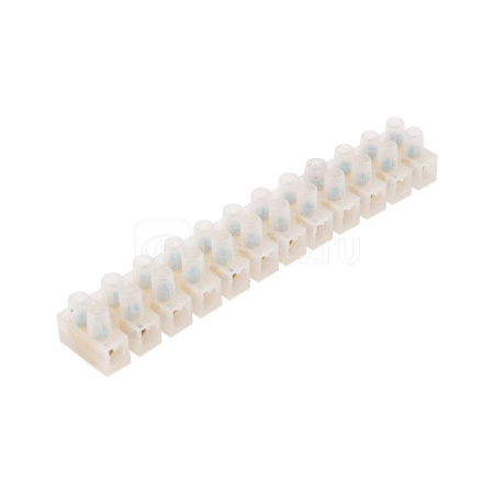 Колодка клемная винтовая КВ-12, 16А, 400в, PE