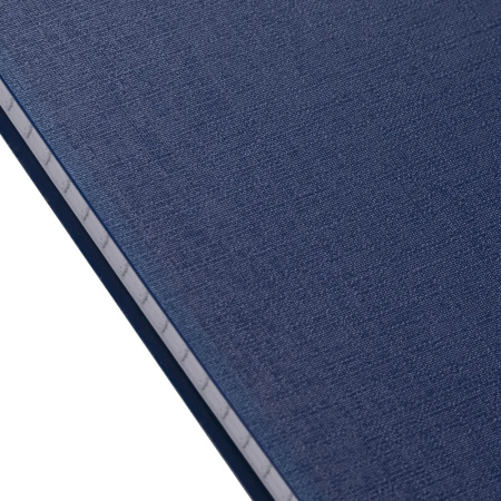 Блокнот Hatber А5 80л. "CANVAS" пласт. обложка, синий, гребень, 80Б5В1гр_05309