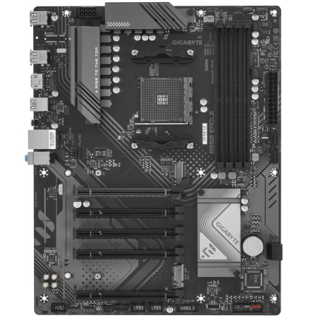 Мат.плата SocAM4 AMD B550 Gigabyte B550 EAGLE (ATX,4DDR4,2M.2,5PCI-E16,HDMI,PC3200)