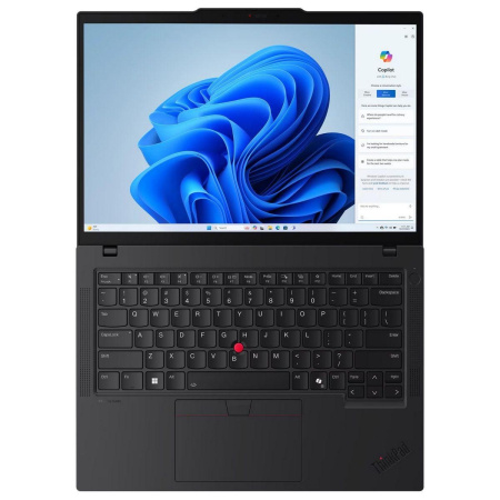 Ноутбук/ Lenovo ThinkPad T14 G5 14.0" WUXGA Touch IPS AG 400nits, AMD Ryzen 7 PRO 8840U,32GB DDR5, 512GB SSD M.2, AMD Radeon 780M Graphics,5M+IRCam, Qualcomm Wi-Fi 6E NFA725A+BT5.3, Wired Ethernet, 4 Cell 52.5Whr, BKLT KB ENG, Win 11 Pro, 1 Year, Black