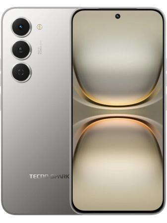 Смартфон Tecno SPARK 40 Pro 8Гб 256Гб Moon Titanium 6.78", AMOLED, 2720*1224, 2*2.2+6*2ГГц, 50Мп, 13Мп, 4G, NFC, 5160мАч, And 15