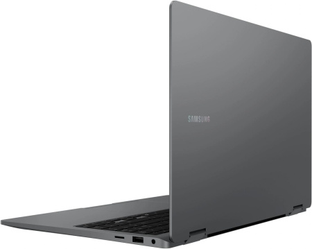Ноутбук Samsung Galaxy Book 5 360 NP750 Core Ultra 5 226V 16Gb SSD512Gb Intel Arc 130V 15.6" AMOLED Touch FHD (1920x1080) Windows 11 Home English grey WiFi BT Cam (NP750QHA-LG1IN)